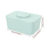 Maxbell Wipes Container Elegant Versatile Tissue Box for TV Cabinet Home Dining Room Blue