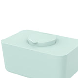 Maxbell Wipes Container Elegant Versatile Tissue Box for TV Cabinet Home Dining Room Blue