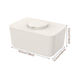 Maxbell Wipes Container Elegant Versatile Tissue Box for TV Cabinet Home Dining Room Beige