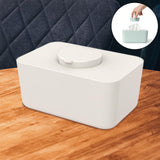 Maxbell Wipes Container Elegant Versatile Tissue Box for TV Cabinet Home Dining Room Beige