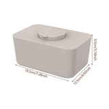 Maxbell Wipes Container Elegant Versatile Tissue Box for TV Cabinet Home Dining Room Brown
