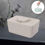 Maxbell Wipes Container Elegant Versatile Tissue Box for TV Cabinet Home Dining Room Brown