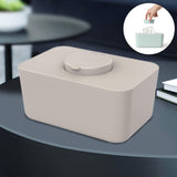 Maxbell Wipes Container Elegant Versatile Tissue Box for TV Cabinet Home Dining Room Brown