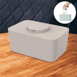 Maxbell Wipes Container Elegant Versatile Tissue Box for TV Cabinet Home Dining Room Brown