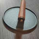 Maxbell Hamburger Press Sturdy Portable Round Steak Press Kitchen Utensil Flat Press