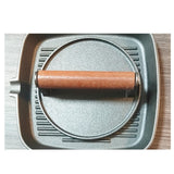 Maxbell Hamburger Press Sturdy Portable Round Steak Press Kitchen Utensil Flat Press