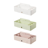 Maxbell Caddy Organizer Desk Storage Container Craft Supplies Portable Box White