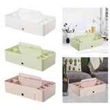 Maxbell Caddy Organizer Desk Storage Container Craft Supplies Portable Box White