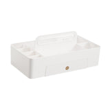 Maxbell Caddy Organizer Desk Storage Container Craft Supplies Portable Box White