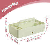 Maxbell Caddy Organizer Desk Storage Container Craft Supplies Portable Box Green