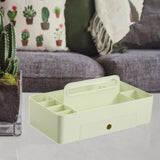 Maxbell Caddy Organizer Desk Storage Container Craft Supplies Portable Box Green