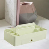 Maxbell Caddy Organizer Desk Storage Container Craft Supplies Portable Box Green