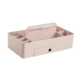 Maxbell Caddy Organizer Desk Storage Container Craft Supplies Portable Box Pink