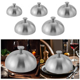 Maxbell Stainless Steel Basting Cover Butter Cooking Kitchen Serving Plate Dish Dome 14cm