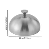 Maxbell Stainless Steel Basting Cover Butter Cooking Kitchen Serving Plate Dish Dome 14cm