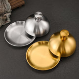 Maxbell Stainless Steel Basting Cover Butter Cooking Kitchen Serving Plate Dish Dome 14cm
