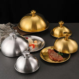 Maxbell Stainless Steel Basting Cover Butter Cooking Kitchen Serving Plate Dish Dome 14cm