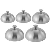 Maxbell Stainless Steel Basting Cover Butter Cooking Kitchen Serving Plate Dish Dome 14cm