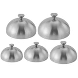 Maxbell Stainless Steel Basting Cover Butter Cooking Kitchen Serving Plate Dish Dome 14cm