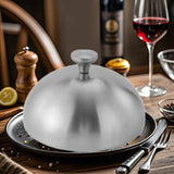 Maxbell Stainless Steel Basting Cover Butter Cooking Kitchen Serving Plate Dish Dome 23cm