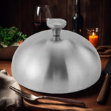 Maxbell Stainless Steel Basting Cover Butter Cooking Kitchen Serving Plate Dish Dome 30cm