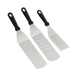 Maxbell 3x Stainless Steel Spatula Set Heavy Duty for Home Teppanyaki Grill Flat Top