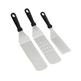 Maxbell 3x Stainless Steel Spatula Set Heavy Duty for Home Teppanyaki Grill Flat Top