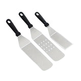 Maxbell 3x Stainless Steel Spatula Set Heavy Duty for Home Teppanyaki Grill Flat Top