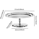 Maxbell Dessert Cup Bowl Sturdy Multipurpose Ice Cream Plate for Home Party Cocktail Silver