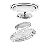 Maxbell Dessert Cup Bowl Sturdy Multipurpose Ice Cream Plate for Home Party Cocktail Silver