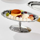 Maxbell Dessert Cup Bowl Sturdy Multipurpose Ice Cream Plate for Home Party Cocktail Silver