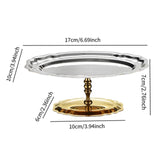 Maxbell Dessert Cup Bowl Sturdy Multipurpose Ice Cream Plate for Home Party Cocktail Gold