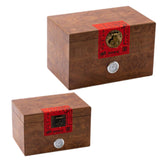 Maxbell Wooden Tea Storage Box Unique Ornament Tea Packaging Box for Candy Desk Nuts 23.6cmx16cmx15cm