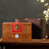 Maxbell Wooden Tea Storage Box Unique Ornament Tea Packaging Box for Candy Desk Nuts 27.7cmx17.6cmx17.6cm