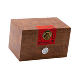 Maxbell Wooden Tea Storage Box Unique Ornament Tea Packaging Box for Candy Desk Nuts 27.7cmx17.6cmx17.6cm