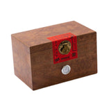 Maxbell Wooden Tea Storage Box Unique Ornament Tea Packaging Box for Candy Desk Nuts 27.7cmx17.6cmx17.6cm