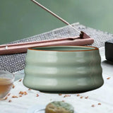Maxbell Ceramic Matcha Tea Bowl Handmade Portable for Restaurant Kitchen Dining Room
