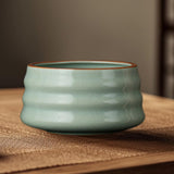 Maxbell Ceramic Matcha Tea Bowl Handmade Portable for Restaurant Kitchen Dining Room