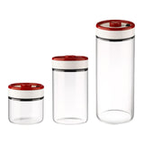 Maxbell Coffee Bean Container Airtight Glass Kitchen Storage Container for Tea Sugar S