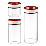 Maxbell Coffee Bean Container Airtight Glass Kitchen Storage Container for Tea Sugar S