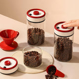 Maxbell Coffee Bean Container Airtight Glass Kitchen Storage Container for Tea Sugar S