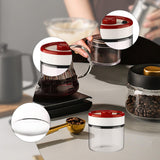 Maxbell Coffee Bean Container Airtight Glass Kitchen Storage Container for Tea Sugar S