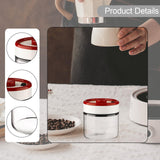 Maxbell Coffee Bean Container Airtight Glass Kitchen Storage Container for Tea Sugar S
