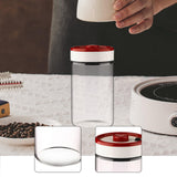 Maxbell Coffee Bean Container Airtight Glass Kitchen Storage Container for Tea Sugar M