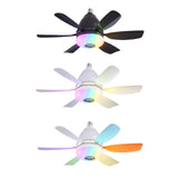 Maxbell Ceiling Fan with Light with Remote Ceiling Lighting for Bar Dorm Living Room black