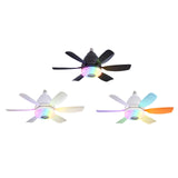 Maxbell Ceiling Fan with Light with Remote Ceiling Lighting for Bar Dorm Living Room black