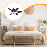 Maxbell Ceiling Fan with Light with Remote Ceiling Lighting for Bar Dorm Living Room black