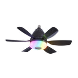 Maxbell Ceiling Fan with Light with Remote Ceiling Lighting for Bar Dorm Living Room black