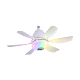 Maxbell Ceiling Fan with Light with Remote Ceiling Lighting for Bar Dorm Living Room white