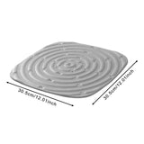 Maxbell 4Pcs Chicken Nest Box Pads Chicken Nest Pads for Garden Poultry Hatchery Box Grey